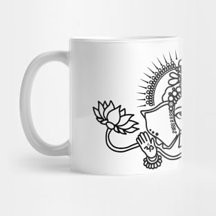 Lucky Blessings Ganesh Design Mug